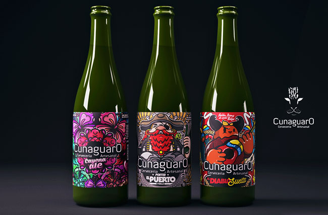 国外靓丽的Cunaguaro啤酒包装设计欣赏欣赏