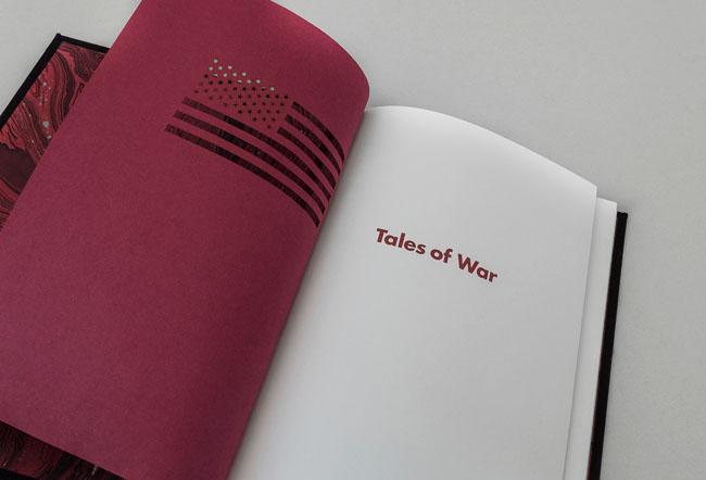 国外精美的《Tales of War》书籍设计欣赏