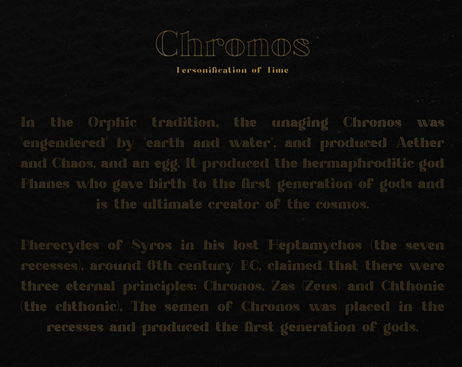 国外漂亮的Chronos Serif线条字体设计作品