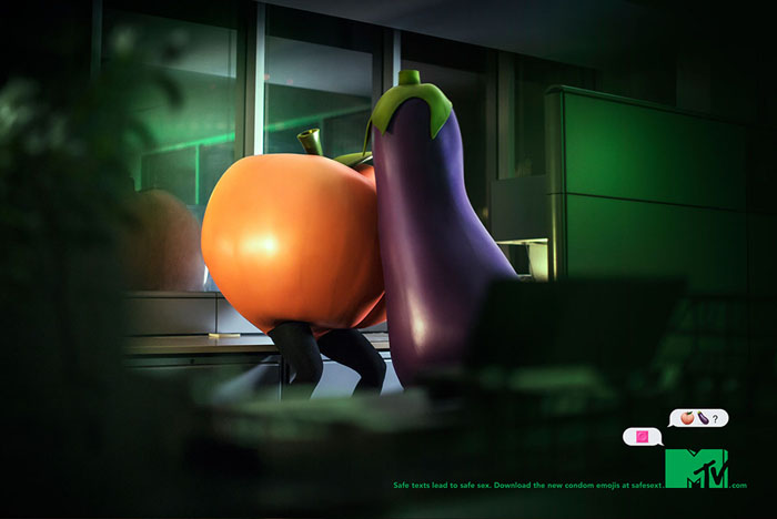 国外MTV Safe Sex主题趣味创意广告设计欣赏