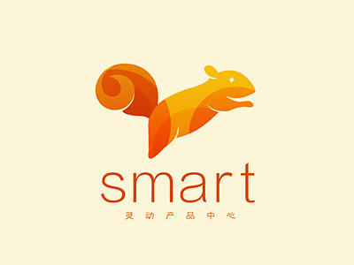 精选的18个松鼠元素的LOGO设计作品