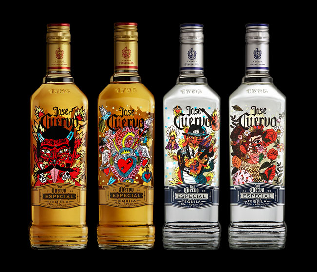 国外Jose Cuervo龙舌兰酒限量版包装设计作品欣赏
