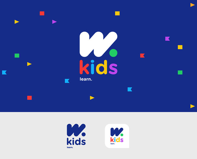 国外W.kids语言学校品牌形象设计