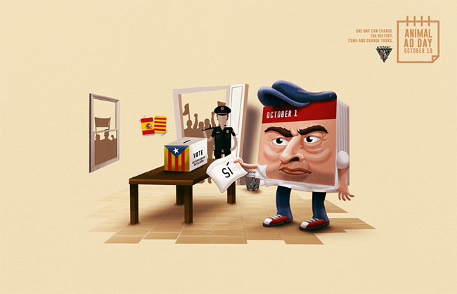 国外Animal Ad Day创意学院平面广告设计