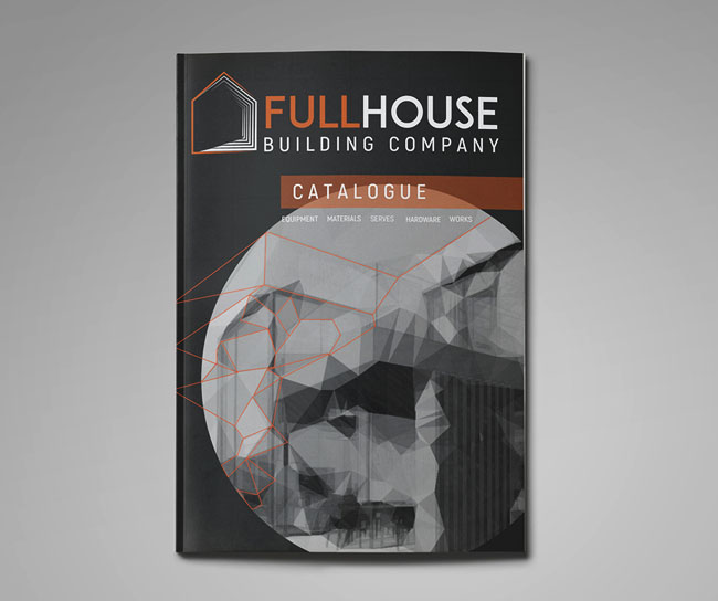 FULLHOUSE建筑公司VI设计基础部分展示