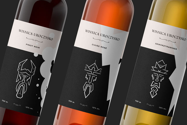 Winnica Uroczysko葡萄酒系列精美包装设计欣赏