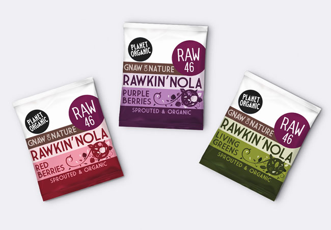 PLANET ORGANIC健康食品系列包装作品