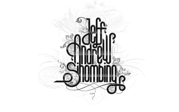 国外字体设计之BobbyHaiqalsyah时尚字体设计欣赏