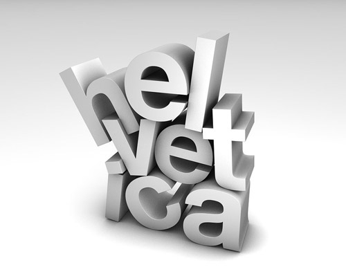 15例优秀3D字体设计作品欣赏