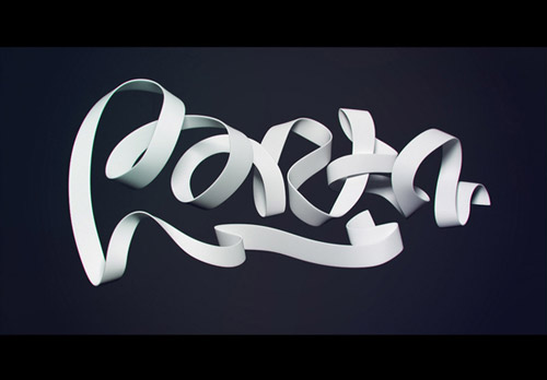 15例优秀3D字体设计作品欣赏