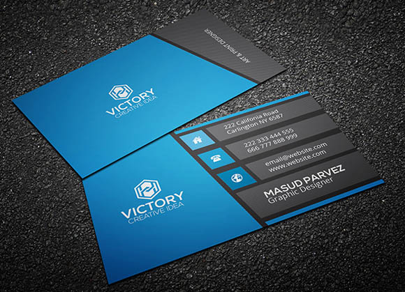 简约的Victory商务名片设计欣赏