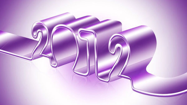 21款国外字体设计之2012 PS特效字体设计欣赏（二）