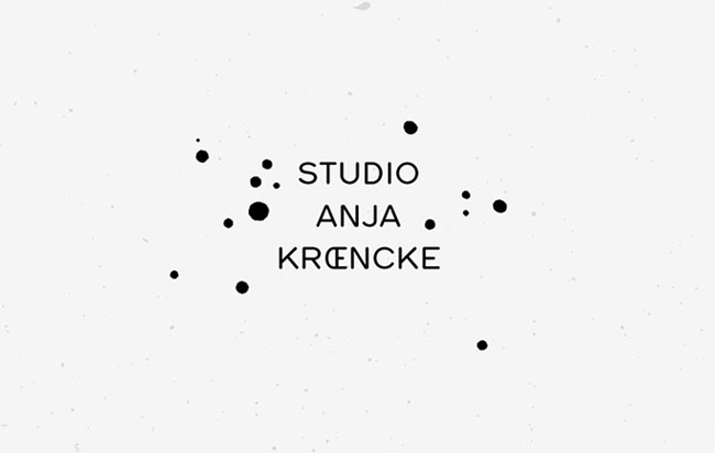 美女设计师Anja Kroencke个人创意名片设计欣赏