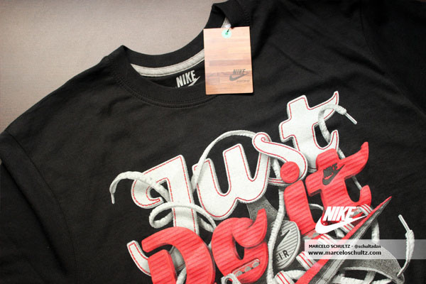 耐克品牌衣服Just Do It时尚字体图案设计分享