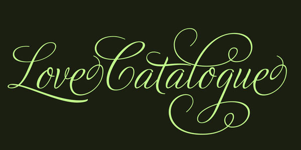 国外字体设计之ale paul流线型英文设计展示欣赏