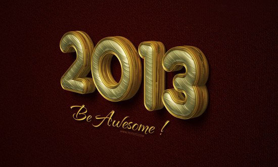 17款国外字体设计之2013 PS特效字体设计欣赏（三）