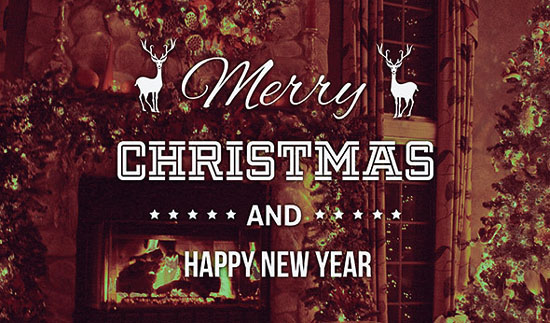 国外字体设计之Merry Christmas节日字体效果