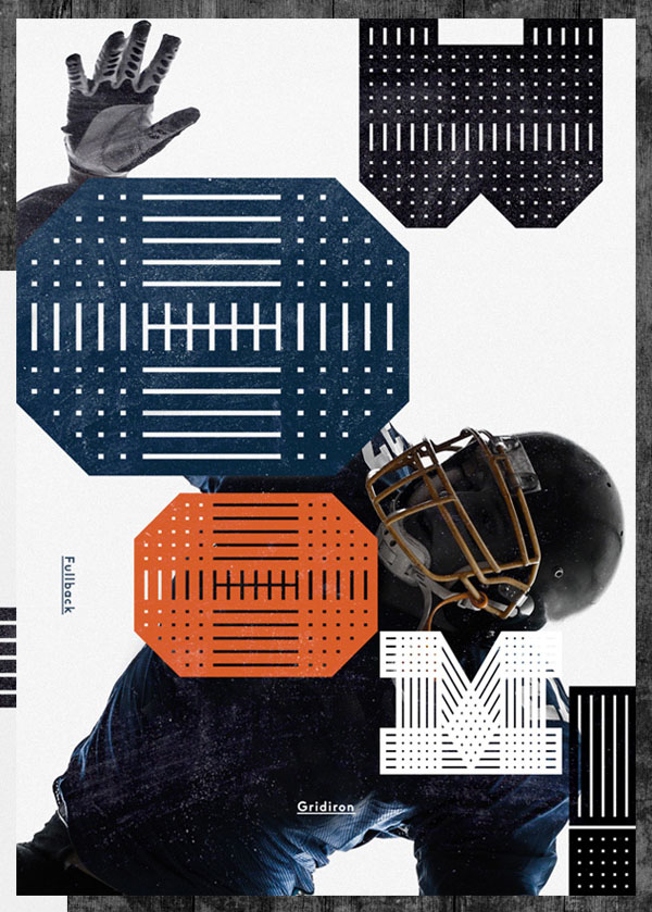 国外字体设之GridironTypeface时尚字体设计分享