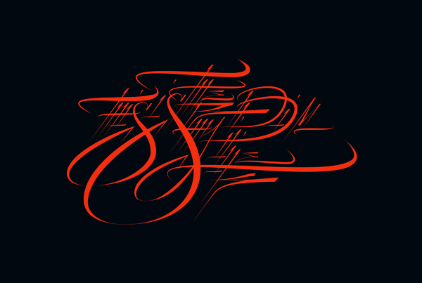 匈牙利设计师aronjancso线条流畅的字体设计欣赏