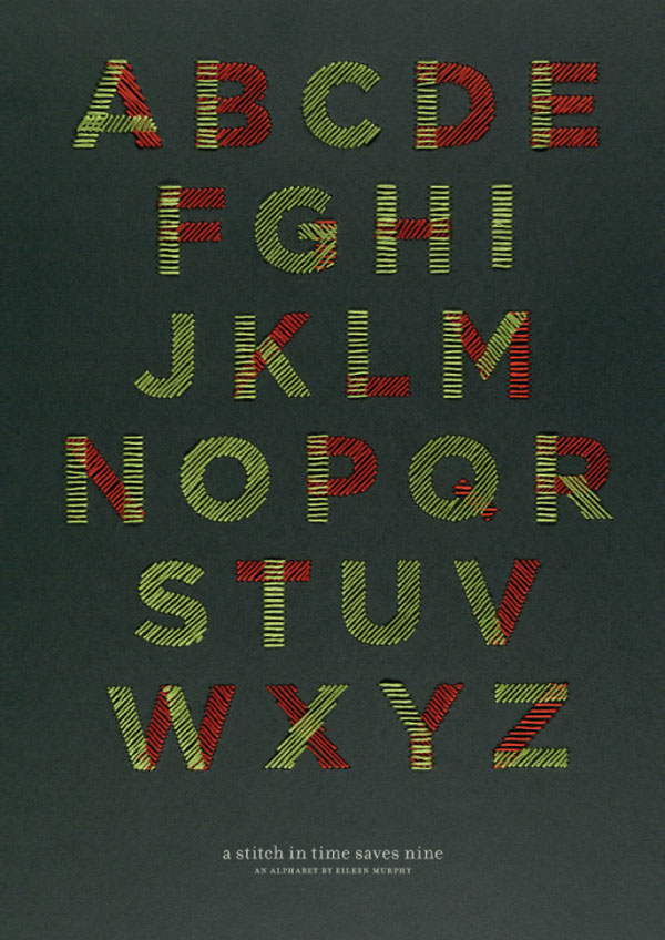 19例优秀的26个英文字母设计作品欣赏