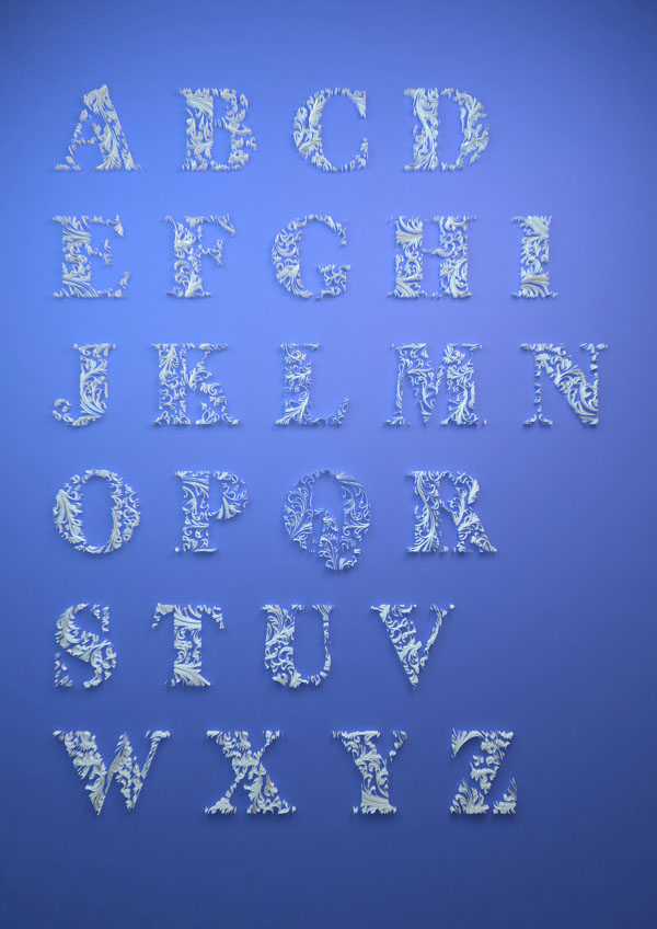 19例优秀的26个英文字母设计作品欣赏