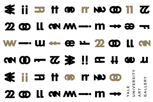国外字体设计In Black And Gold项目参展作品欣赏