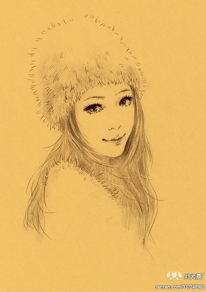 人物插画美女
