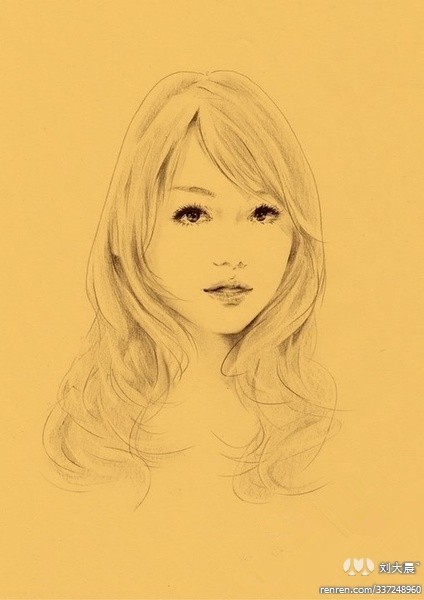 人物插画美女