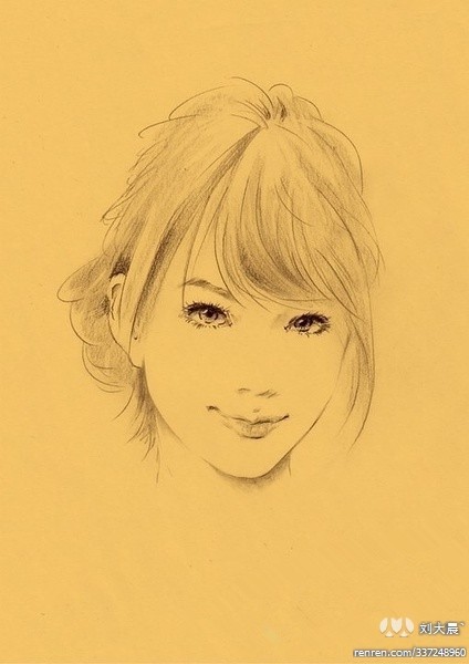 人物插画美女