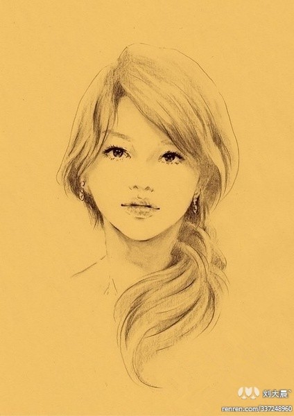 人物插画美女