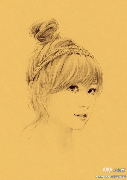 人物插画美女