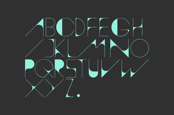 国外设计师Futura Mx时尚字体设计作品欣赏
