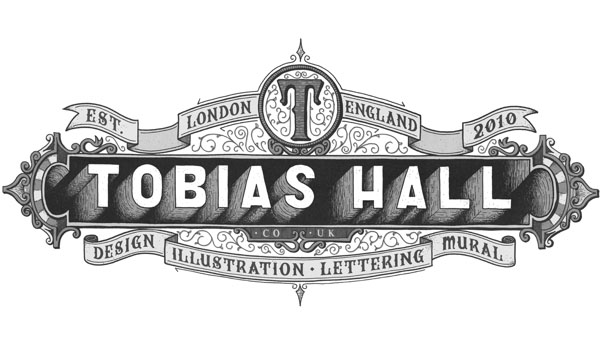 国外字体设计之Tobias Hall优秀手绘字体设计作品欣赏
