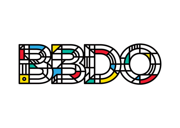 国外字体设计之bbdo"真色彩"宣传项目字体设计欣赏