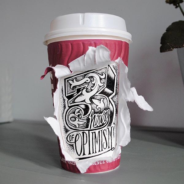 国外设计师Rob Draper咖啡杯上的手绘字体设计