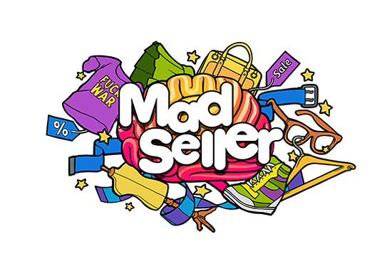 英文Mad Seller时尚字体设计欣赏