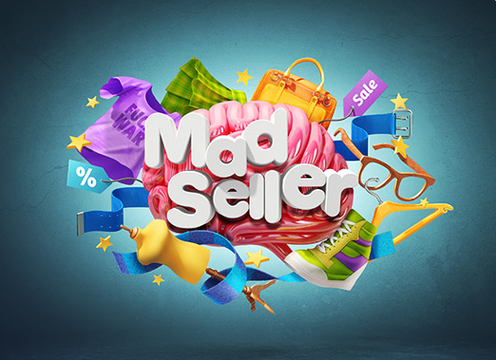 英文Mad Seller时尚字体设计欣赏