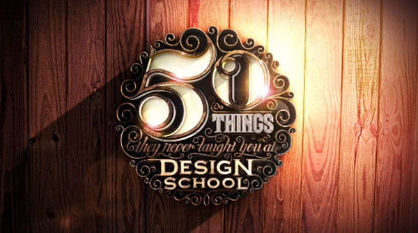国外字体设计之50 THINGS精彩杂志字体