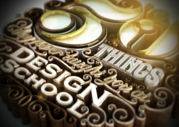 国外字体设计之50 THINGS精彩杂志字体