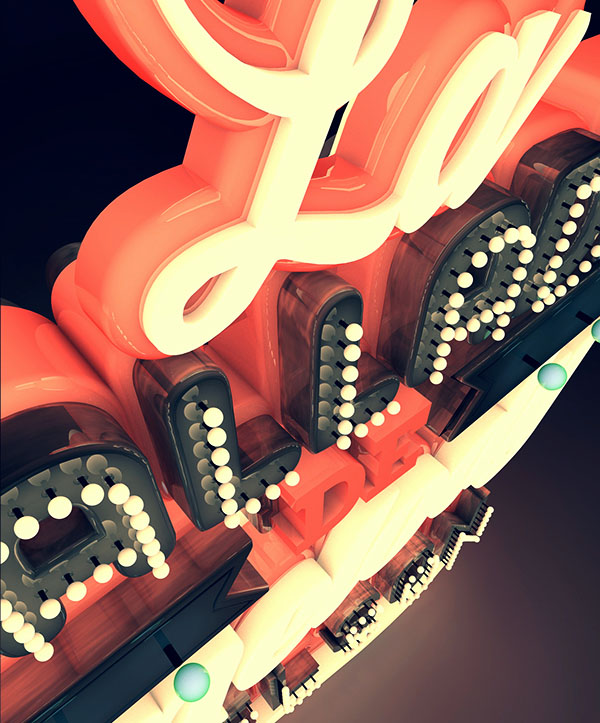 国外字体设计之Typography精彩3D立体字(三)