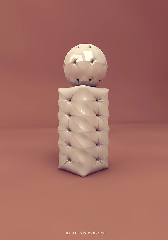 设计师AlexisPersani创意3D 26个英文字母设计