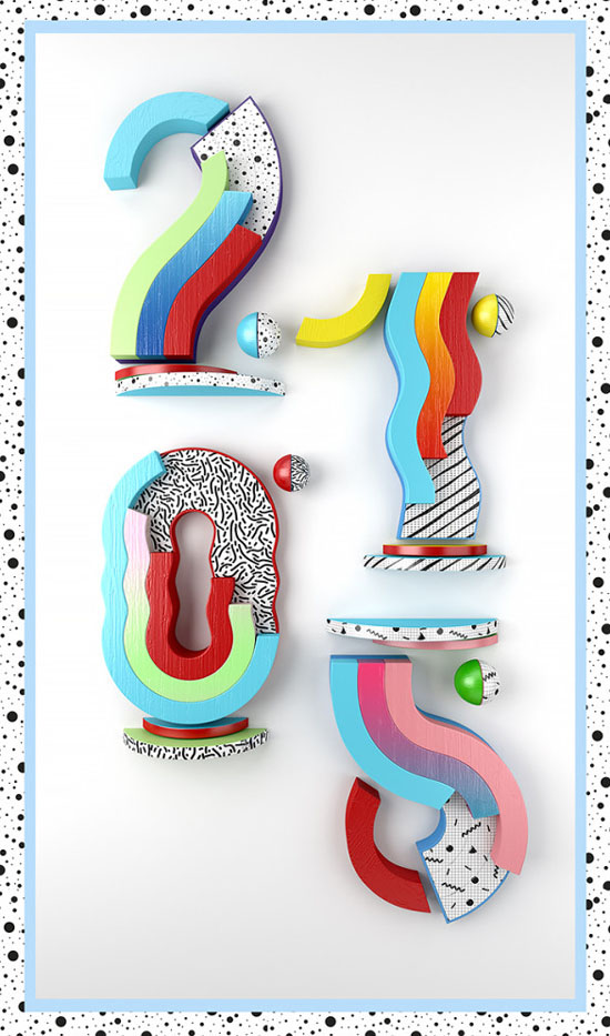 国外设计师Alejandro创意字体设计作品