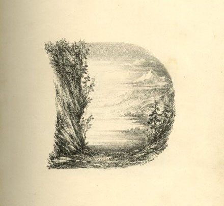 英国CharlesJosephHullmande景观字母设计