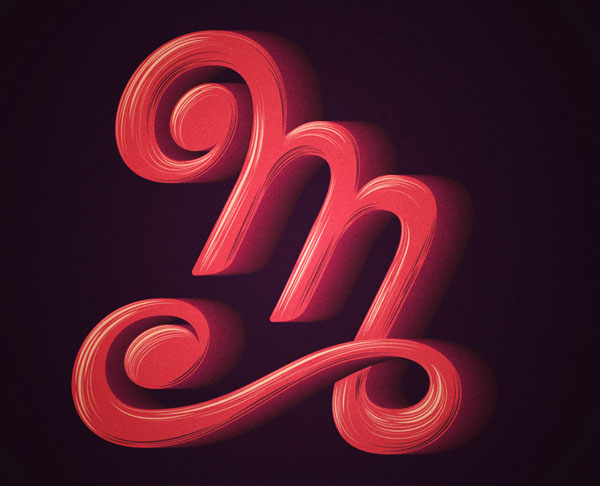 国外设计师MarioDe Meyer漂亮的3D字母设计(三)