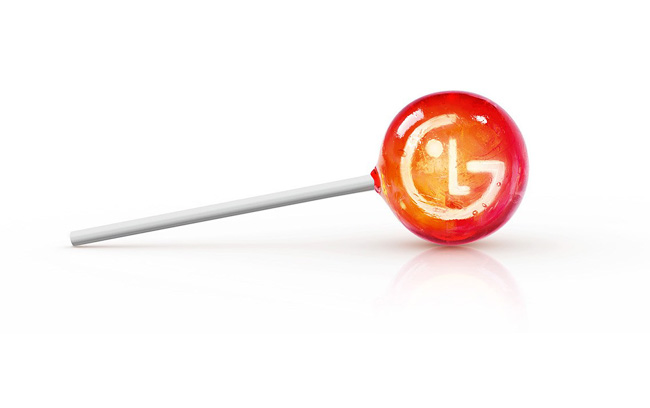 国外字体设计之LG广告中的棒棒糖字体设计