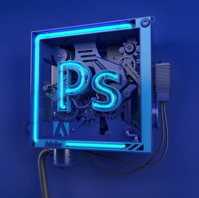 PS 3D字体设计