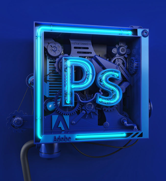 PS 3D字体设计