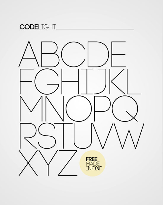 精致的CODE字体设计4P