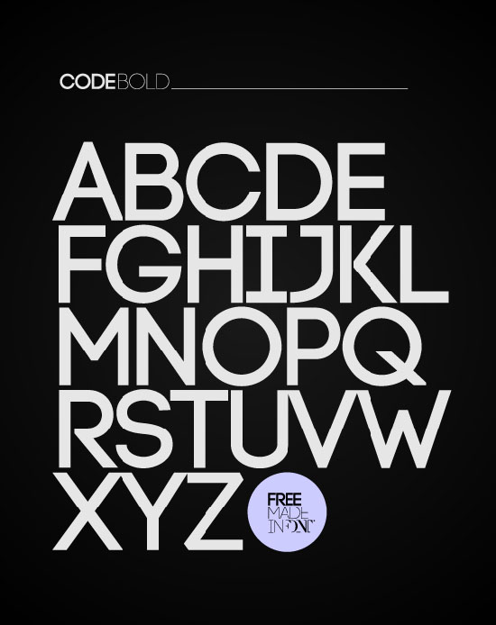 精致的CODE字体设计4P