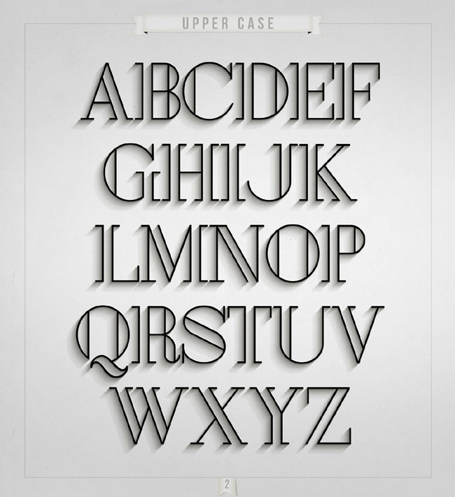 巴西设计师Antonio Rodrigues时尚字体设计
